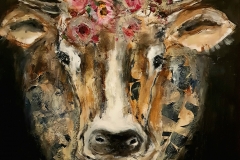 "Eli" mix media auf Leinwand 70 cm x 60 cm verkauft