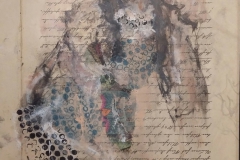 "Lily" 30 cm x 24 cm, Acryl, Kohle auf Papier