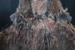 "die Herzogin" Mix Media auf Leinwand 126 cm x 86 cm - verkauft -