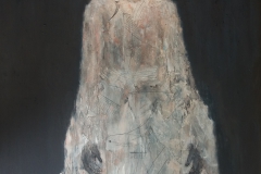 "Herzogin II" Mix Media (Acryl, Kohle, Papier) auf Leinwand 100 cm x 80 cm - verkauft -