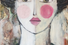 "FRIDA" Acryl auf Leinwand 160 cm x 85 cm - verkauft -