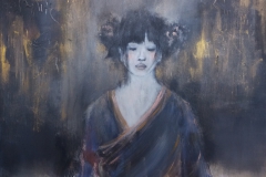 "Erblühen III" Acryl auf Leinwand 70 cm x 70 cm - verkauft -