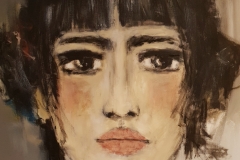 "gefühlvoll" Acryl auf Leinwand  100 cm x 70 cm auf Leinwand verkauft