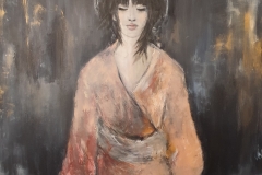 "geheimnisvoll" Acryl auf Leinwand 120 cm x 90 cm verkauft