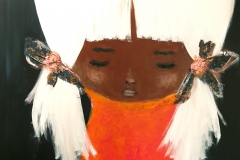 "Mascha" Acryl auf Leinwand 120 cm x 90 cm