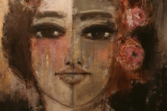 "gütig" Acryl auf Leinwand 120 cm x 120 cm verkauft