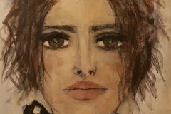 "Emotion" mix media auf Leinwand 130 cm x 70 cm verkauft