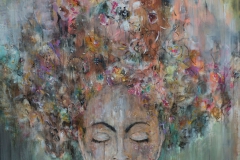 "Gedanken Spiel" 190 cm x 130 cm, Acryl auf Leinwand unverkäuflich