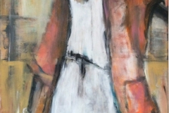 "Die Eilende" 100x70 cm, Acryl auf Leinwand - verkauft -
