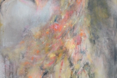 "Die Schwebende" 100x170 cm, Acryl auf Leinwand - verkauft -