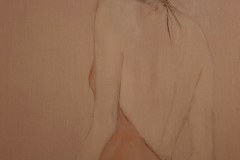 "Leichtigkeit" Kohle,Acryl auf Leinwand 90 cm x 60 cm verkauft 
