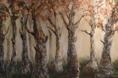 "wald" Acryl auf Leinwand 140 cm x 100 cm verkauft